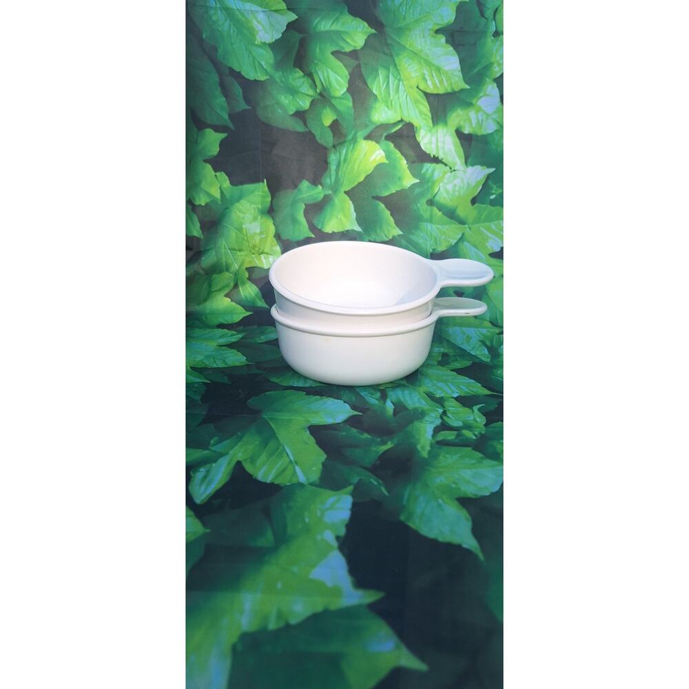 2 Piece Corning Ware French White Grab It Type Bowls No Lids Microwave /Oven Ok